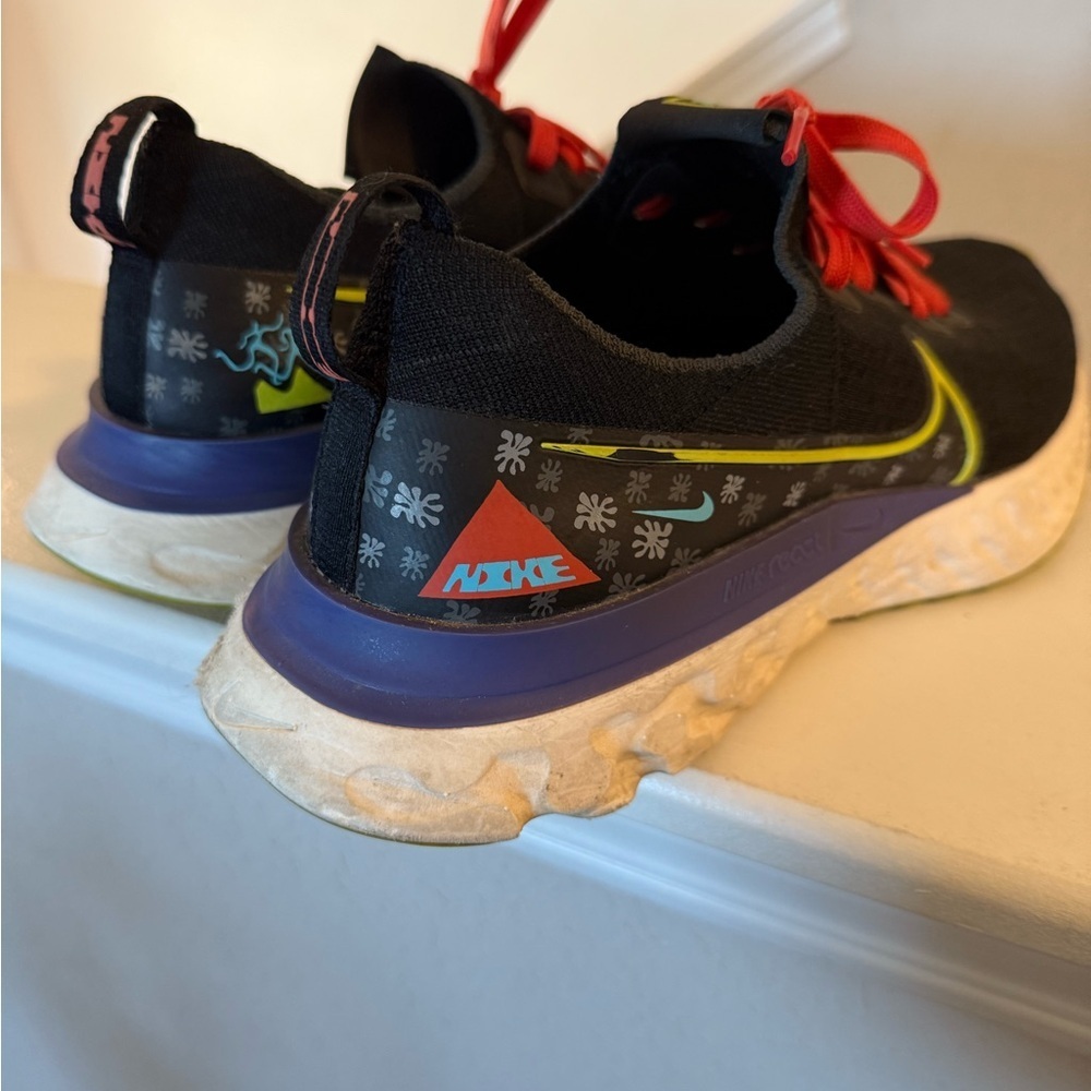Men's Nike React Infinity Run Flyknit AS 'Bright Cactus Size 9 - Picture 6 of 9